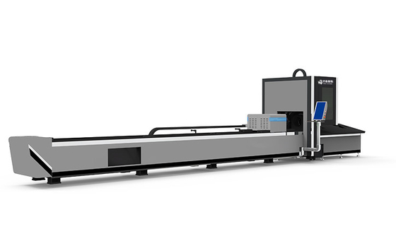 Laser-Rohr-Schneidemaschine DXF der Faser-2000w 6020 stützte sich